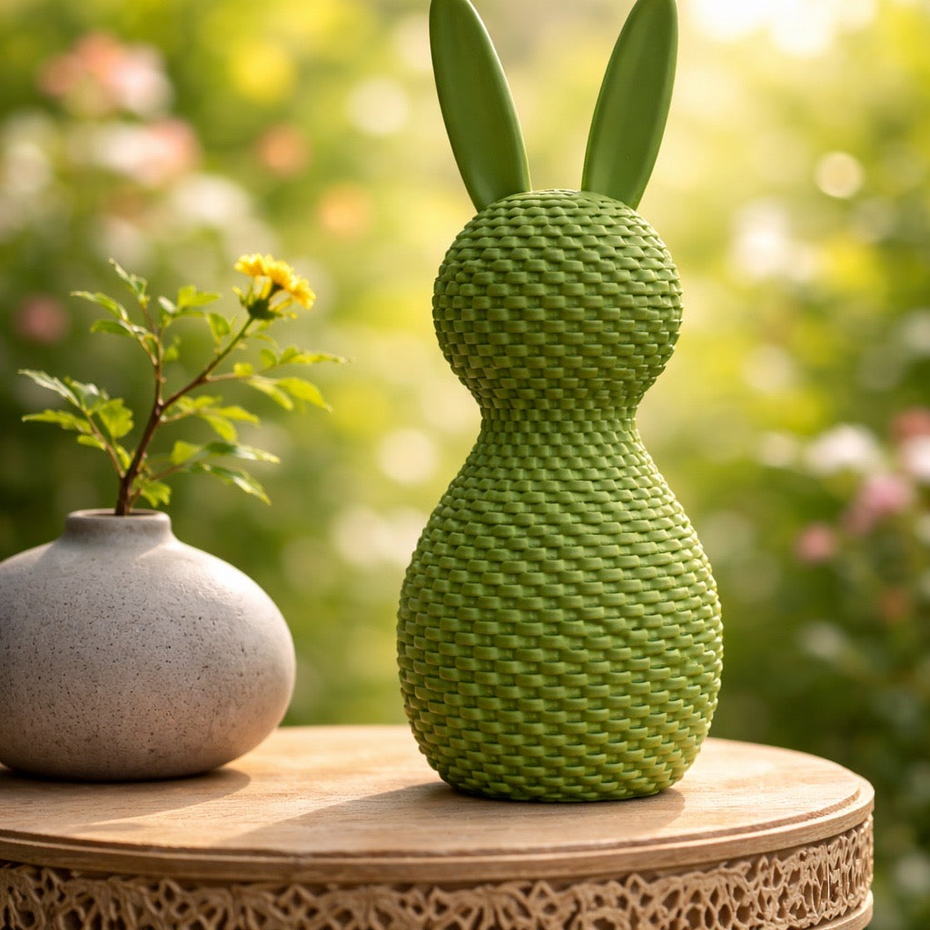 🐰 Organischer LED-Teelicht Osterhase