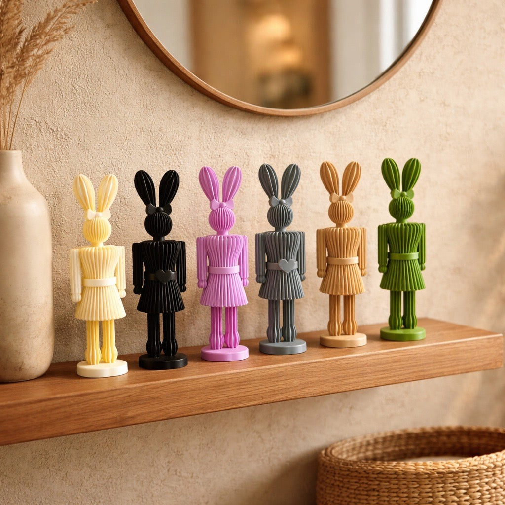 ✨ Sir & Lady Mümmel – stilvolle Osterhasen im Nussknacker Design ✨