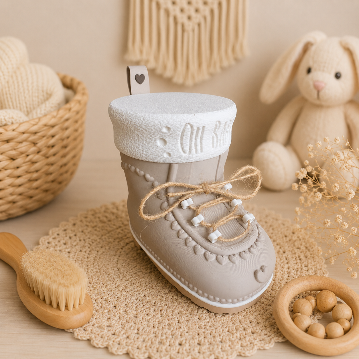 💛 Willkommen kleines Wunder – zauberhafter Baby Schuh 👶