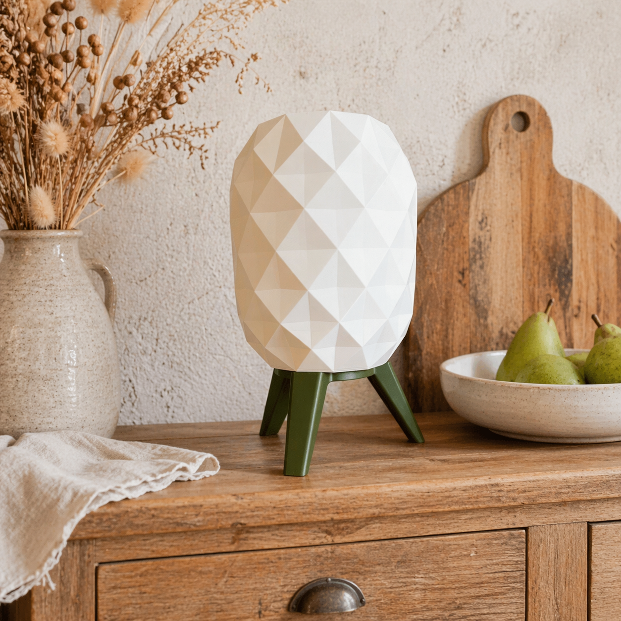 BOHO Tischlampe mit Stativ ✨ | LED oder Akku-Version mit Fernbedienung ✨ | Individuell kombinierbar