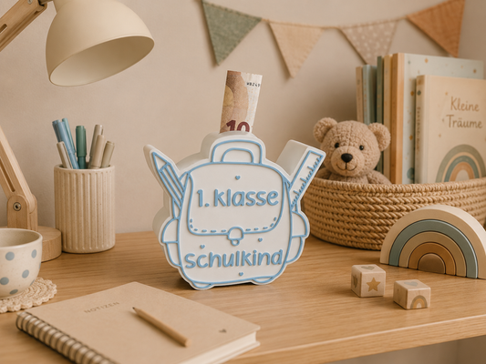 🎒 Schulkind Spardose – die perfekte Geschenkidee zum Schulstart & zur Einschulung 🤍