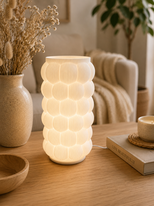 ✨ Bubble Style LED Lampe – moderne BOHO Tischlampe mit gemütlichem Lichtspiel 🤍