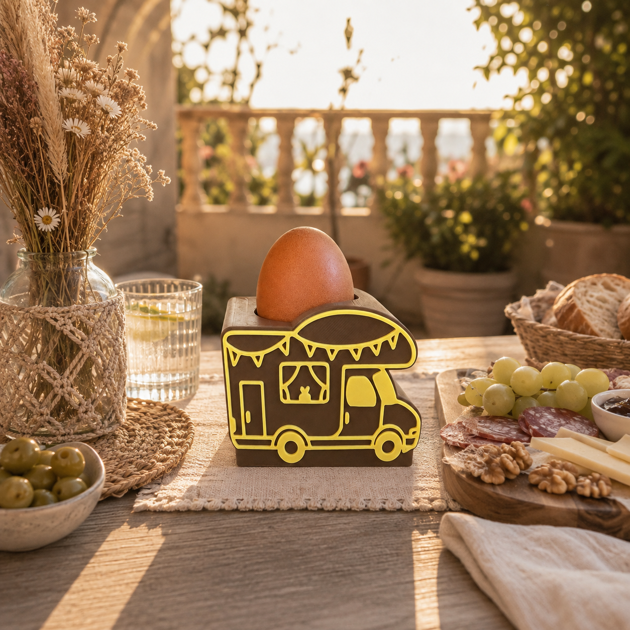 🏕️ Eierbecher 2er-Set „Campingliebe“  Wohnwagen • Wohnmobil • Campingbus