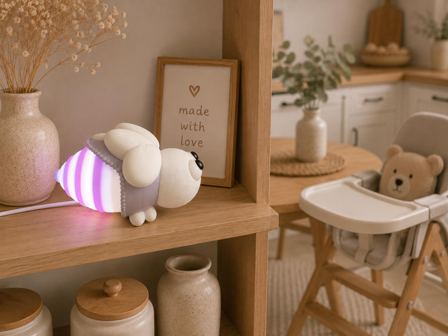 🪲 Glühwürmchen LED Lampe – niedliches Nachtlicht mit leuchtendem Popo für gemütliche Wohlfühlmomente 🤍✨