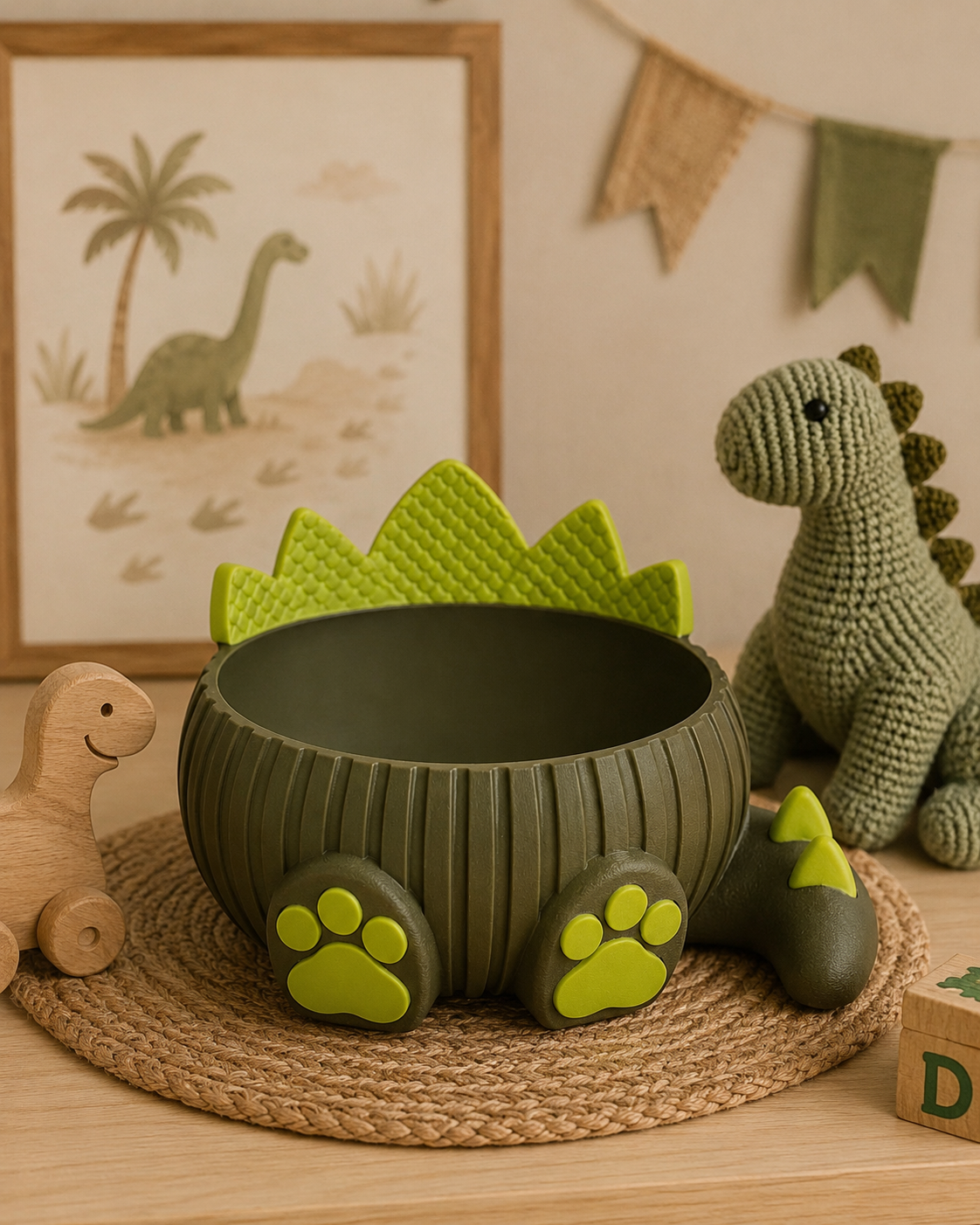🦖 Dino Bowl – süße Dino-Schale zum Dekorieren, Verschenken & Organisieren 🤍