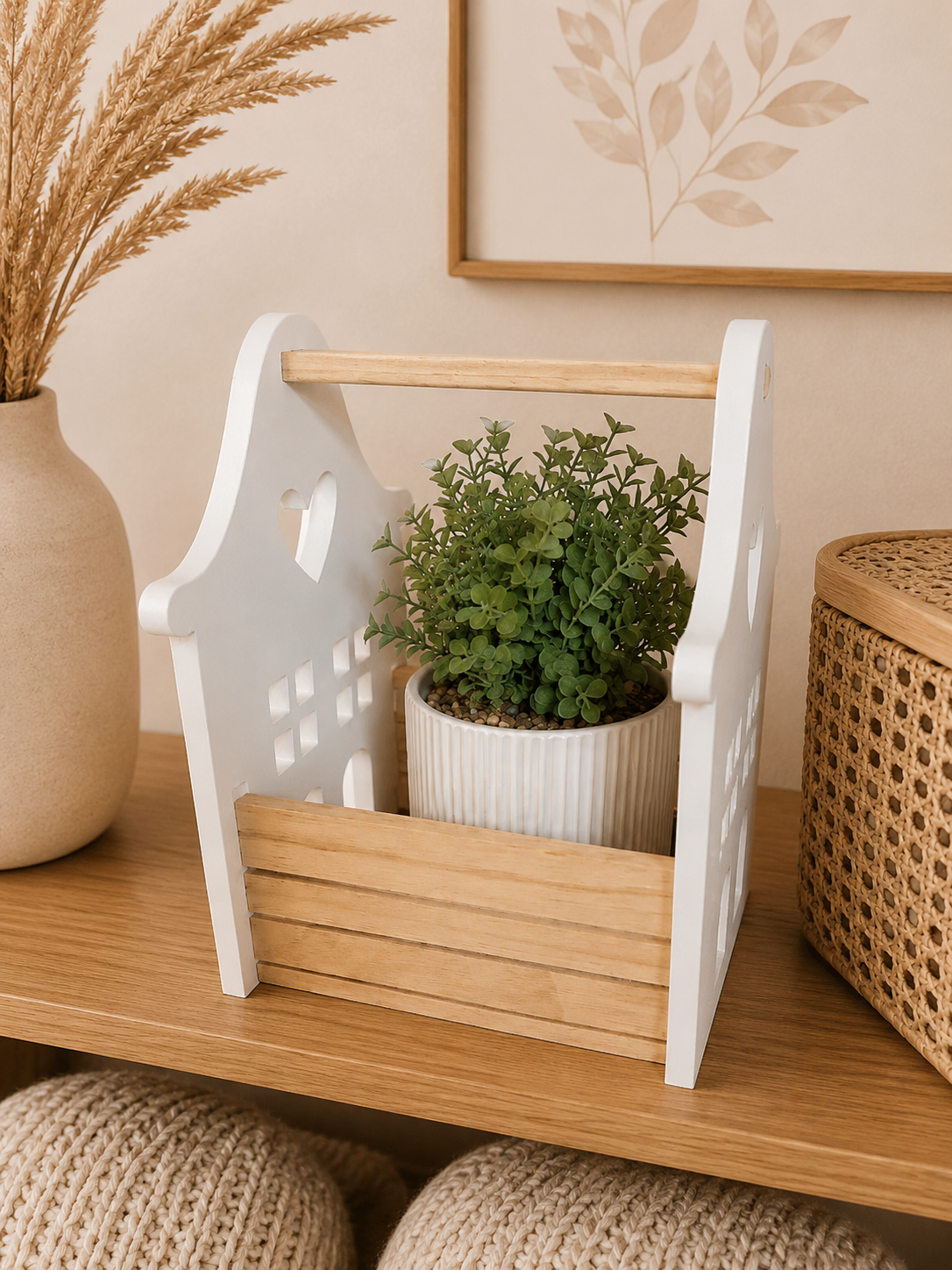 🏡 Klötzchenhaus – Natur & Holz trifft exklusiven 3D Druck