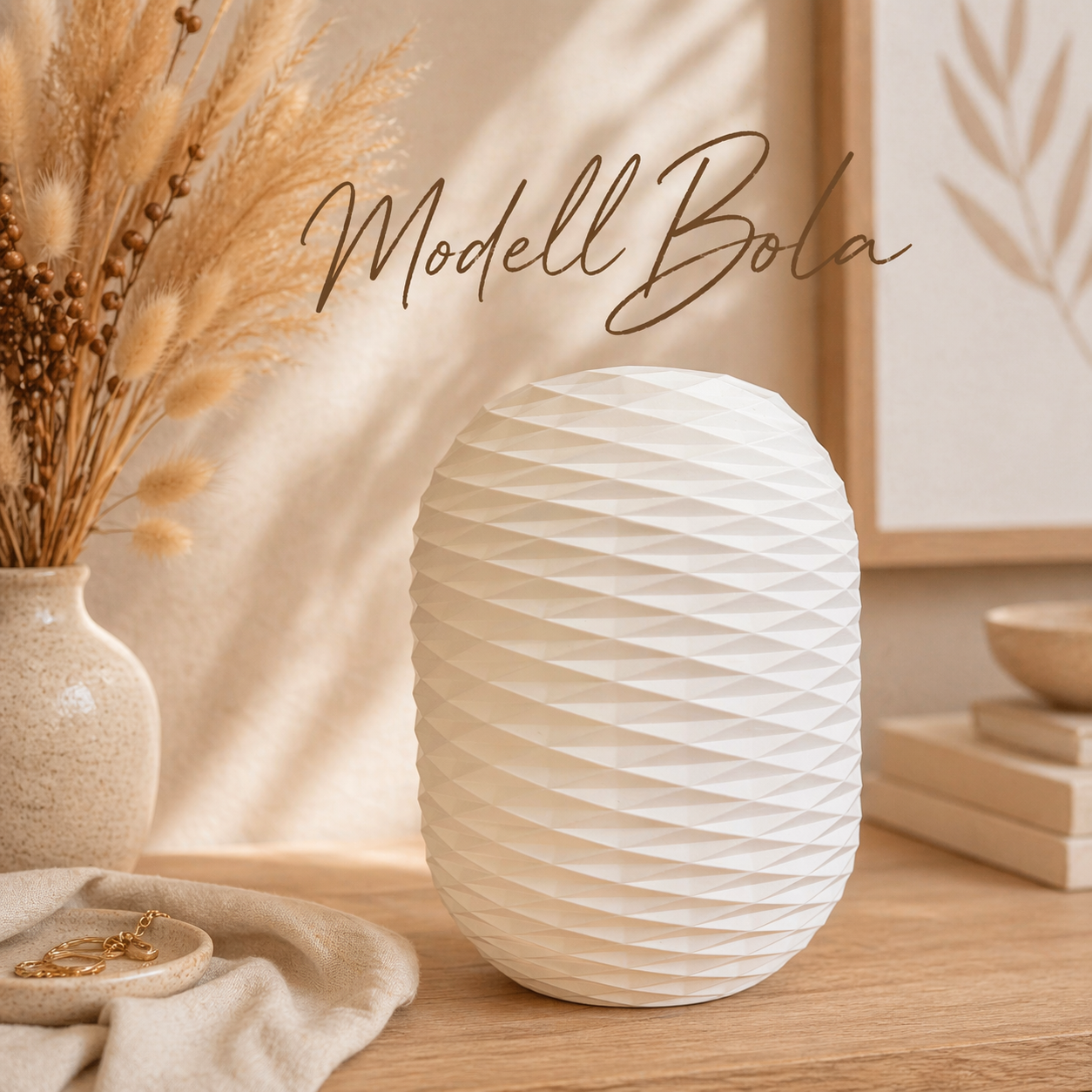 BOHO Tischlampe mit Stativ ✨ | LED oder Akku-Version mit Fernbedienung ✨ | Individuell kombinierbar