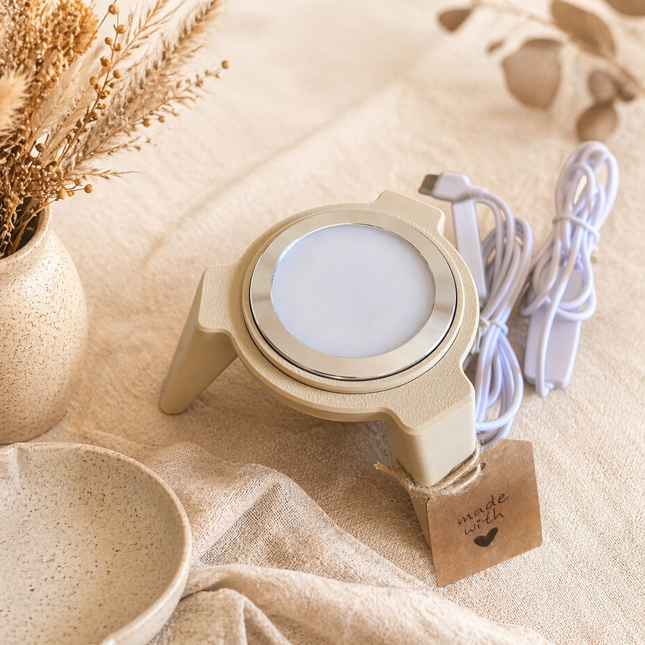 BOHO Tischlampe mit Stativ ✨ | LED oder Akku-Version mit Fernbedienung ✨ | Individuell kombinierbar