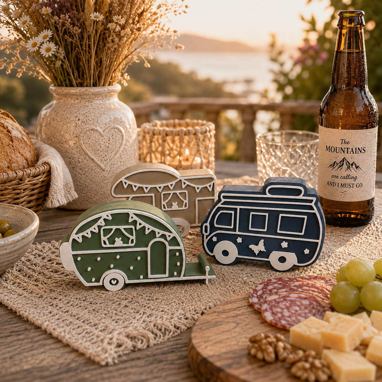 🍻 Flaschenöffner „Campingliebe“  Wohnwagen • Wohnmobil • Campingbus