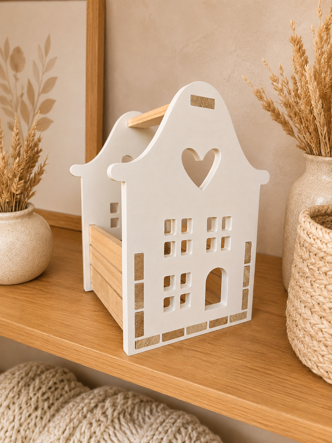 🏡 Klötzchenhaus – Natur & Holz trifft exklusiven 3D Druck