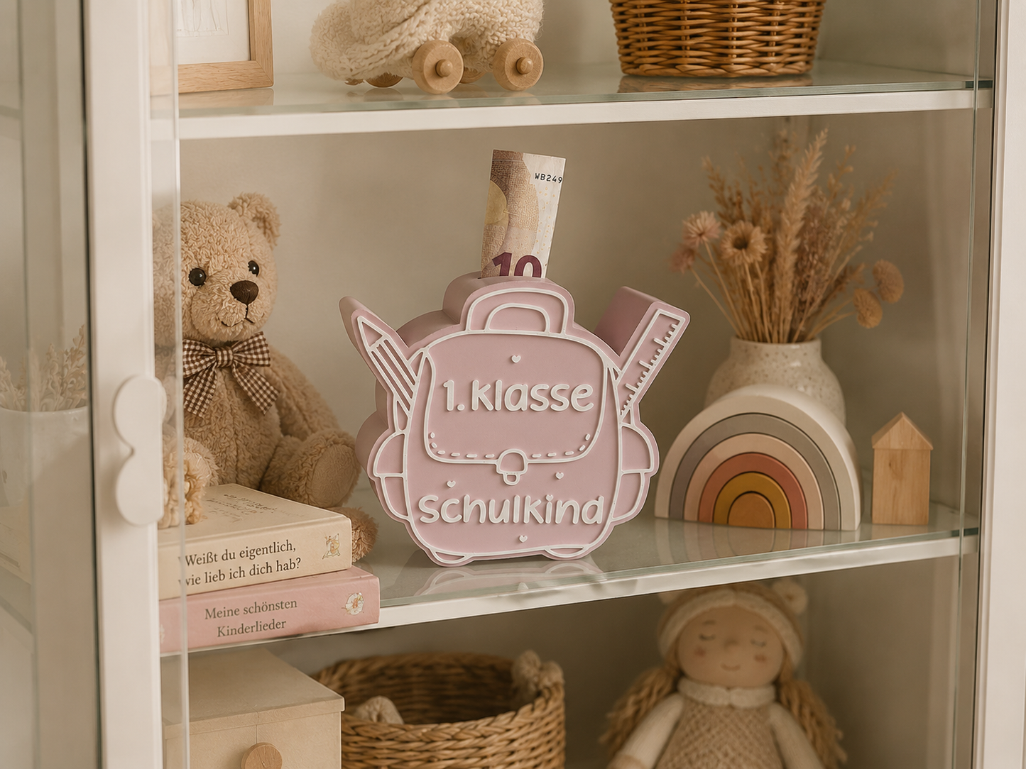 🎒 Schulkind Spardose – die perfekte Geschenkidee zum Schulstart & zur Einschulung 🤍