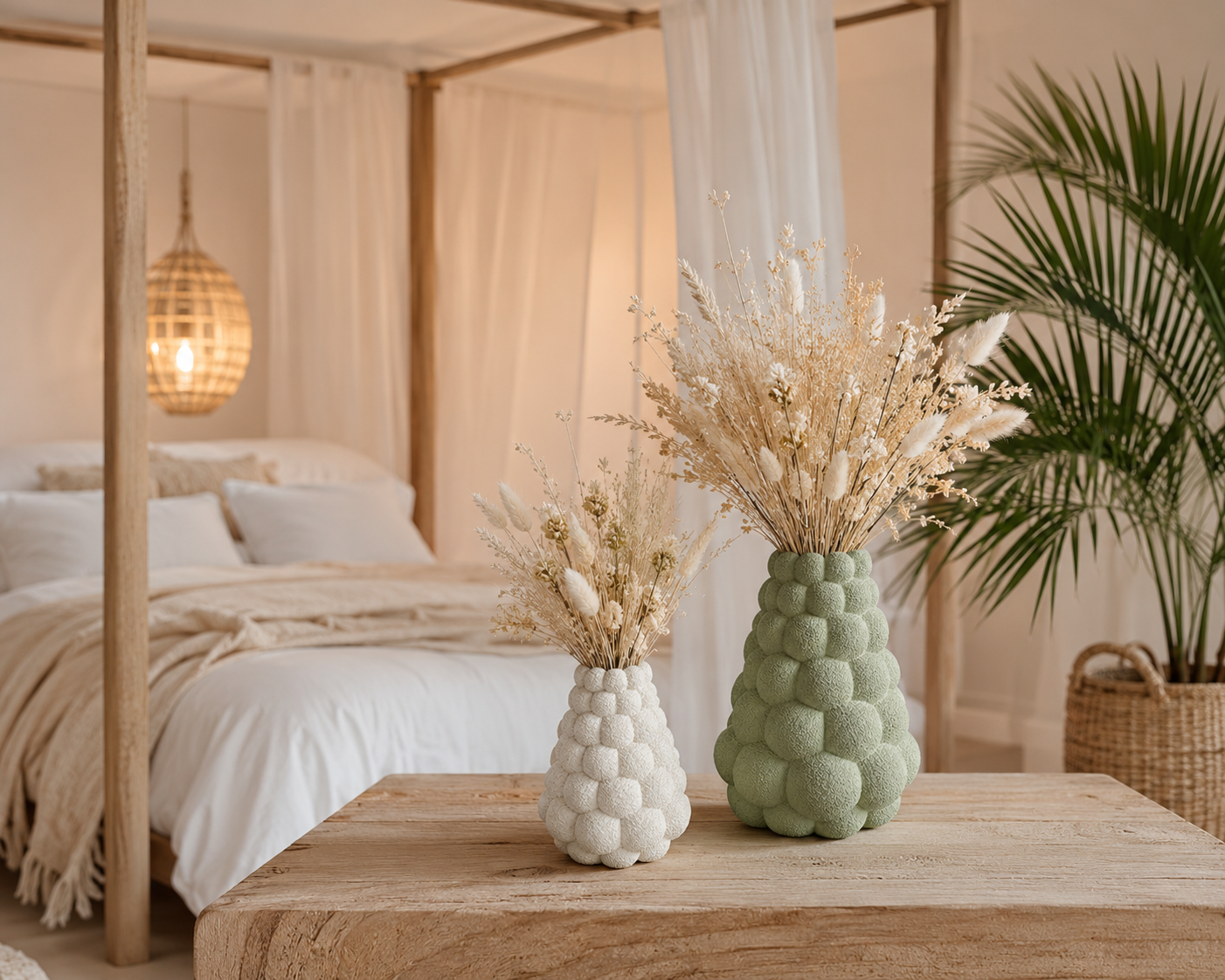 ✨ Bubble Style „The Pyramide“ – stilvolles Vasen Duo im modernen BOHO & Scandi Design 🤍