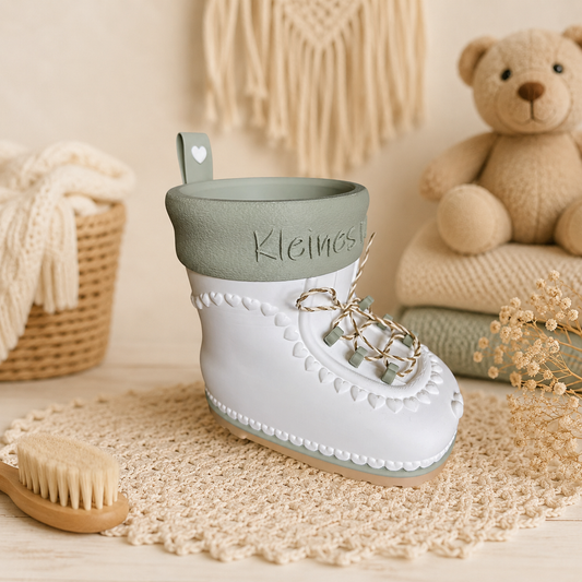💛 Willkommen kleines Wunder – zauberhafter Baby Schuh 👶