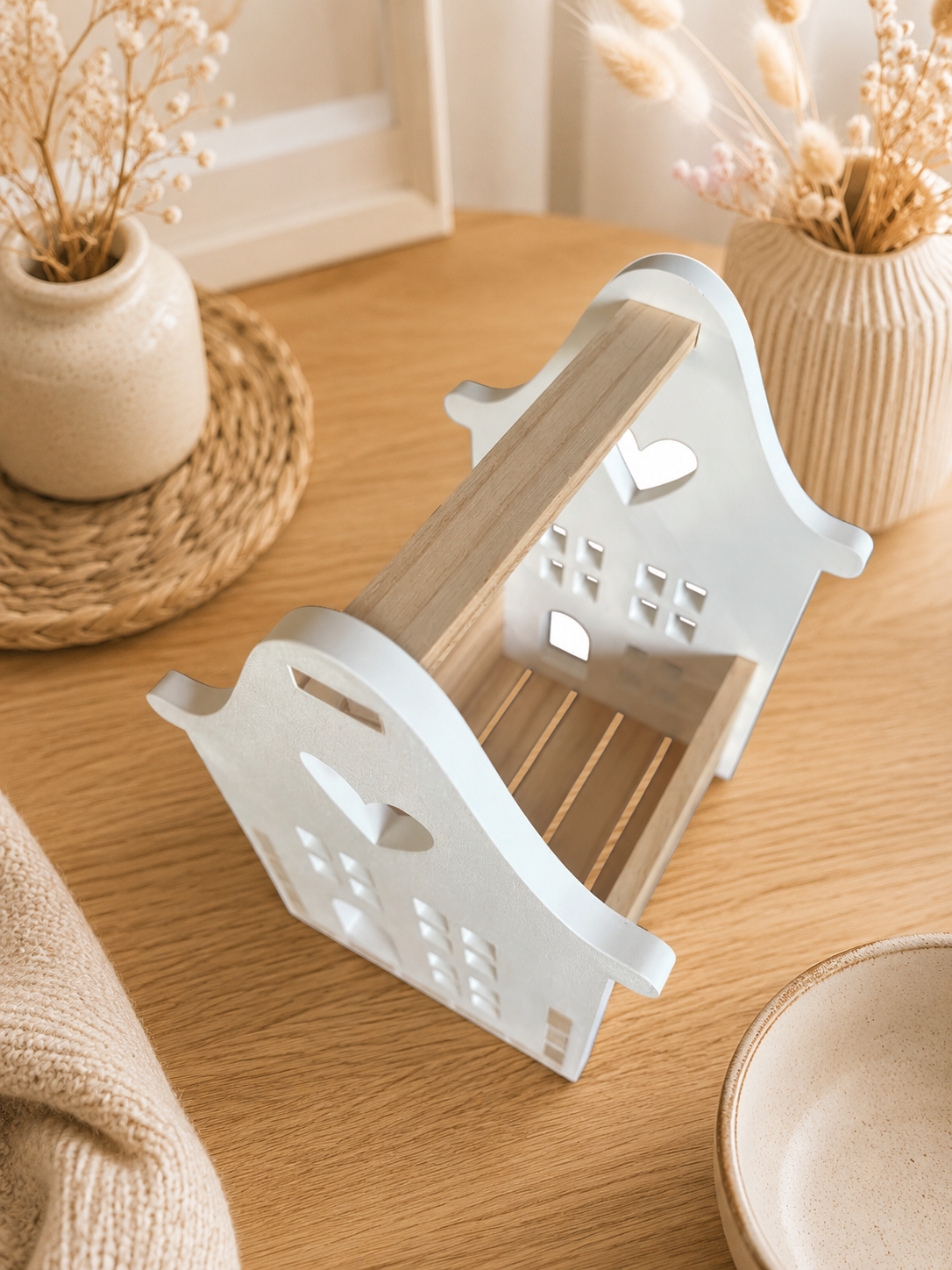 🏡 Klötzchenhaus – Natur & Holz trifft exklusiven 3D Druck