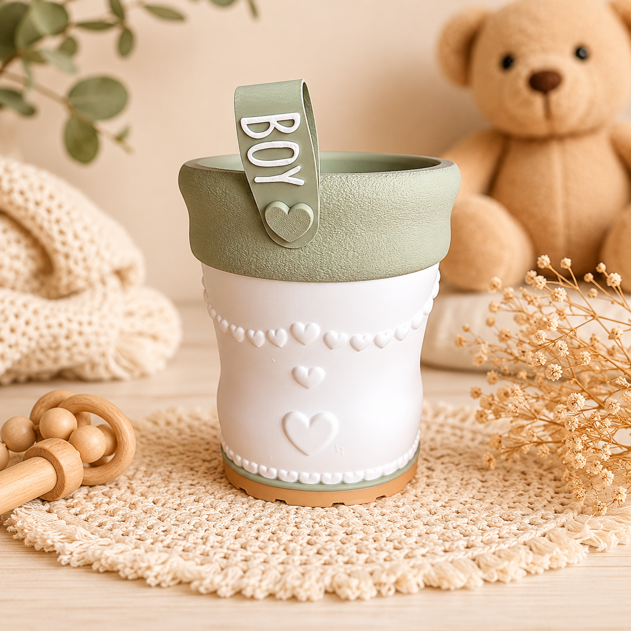 💛 Willkommen kleines Wunder – zauberhafter Baby Schuh 👶