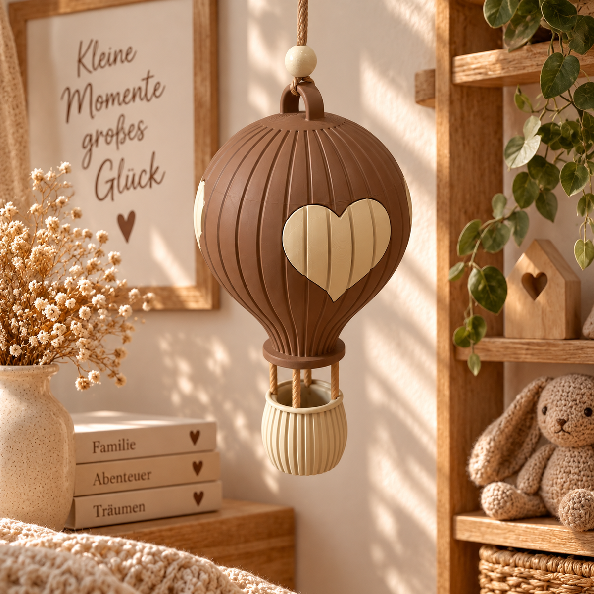 🎈 SKY – Japandi Heißluftballon | Fenster-, Wand- & Hängedeko in deinen Wunschfarben