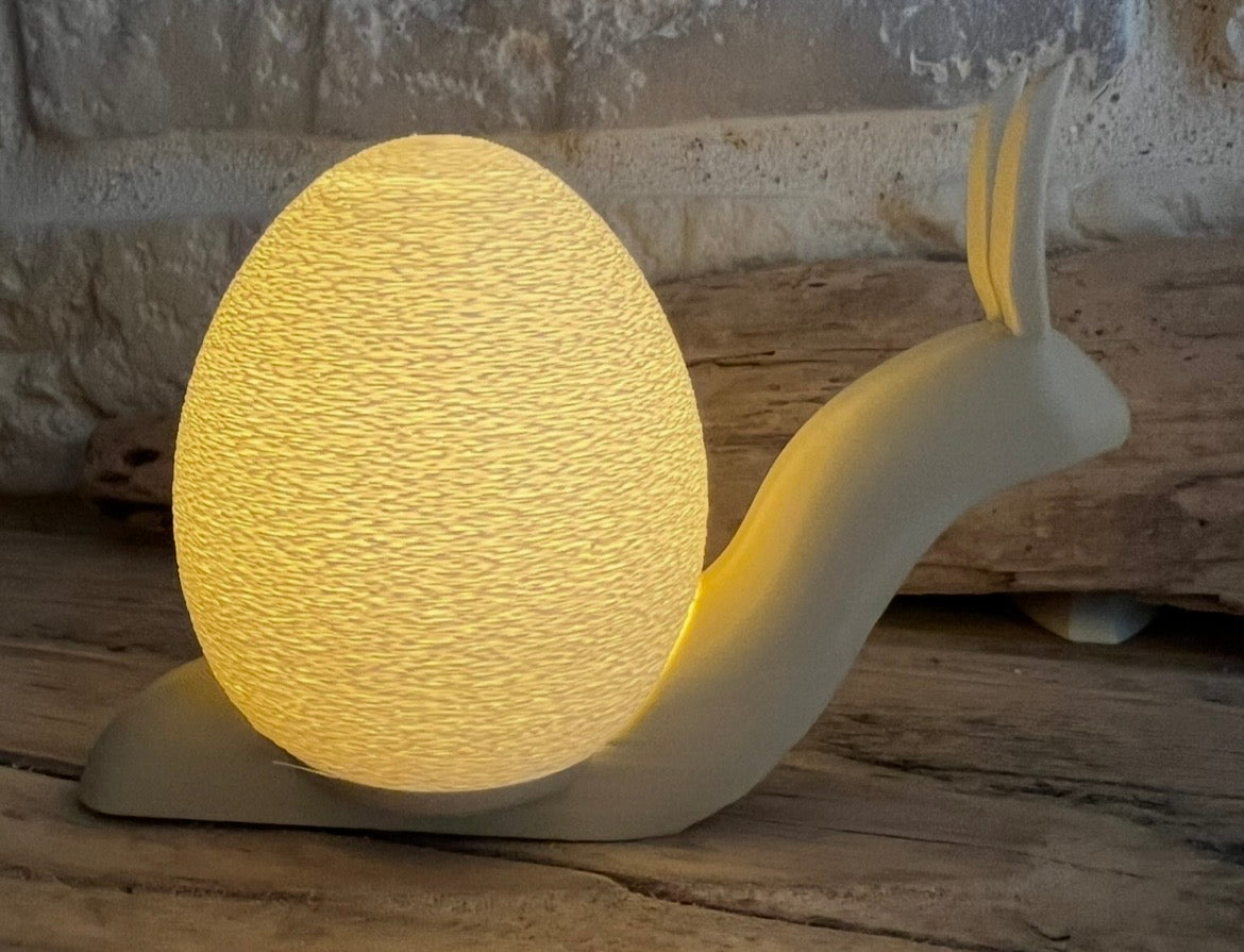 🐰🐌 LED Dekolicht „Oster-Schnecke“