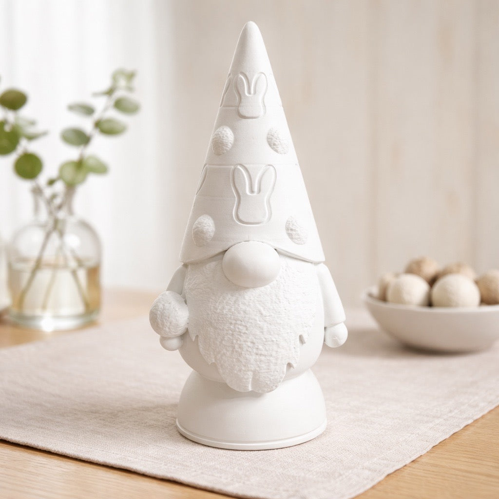 🐰 Ostergnom mit Glücksei – liebevolle Frühlingsdeko