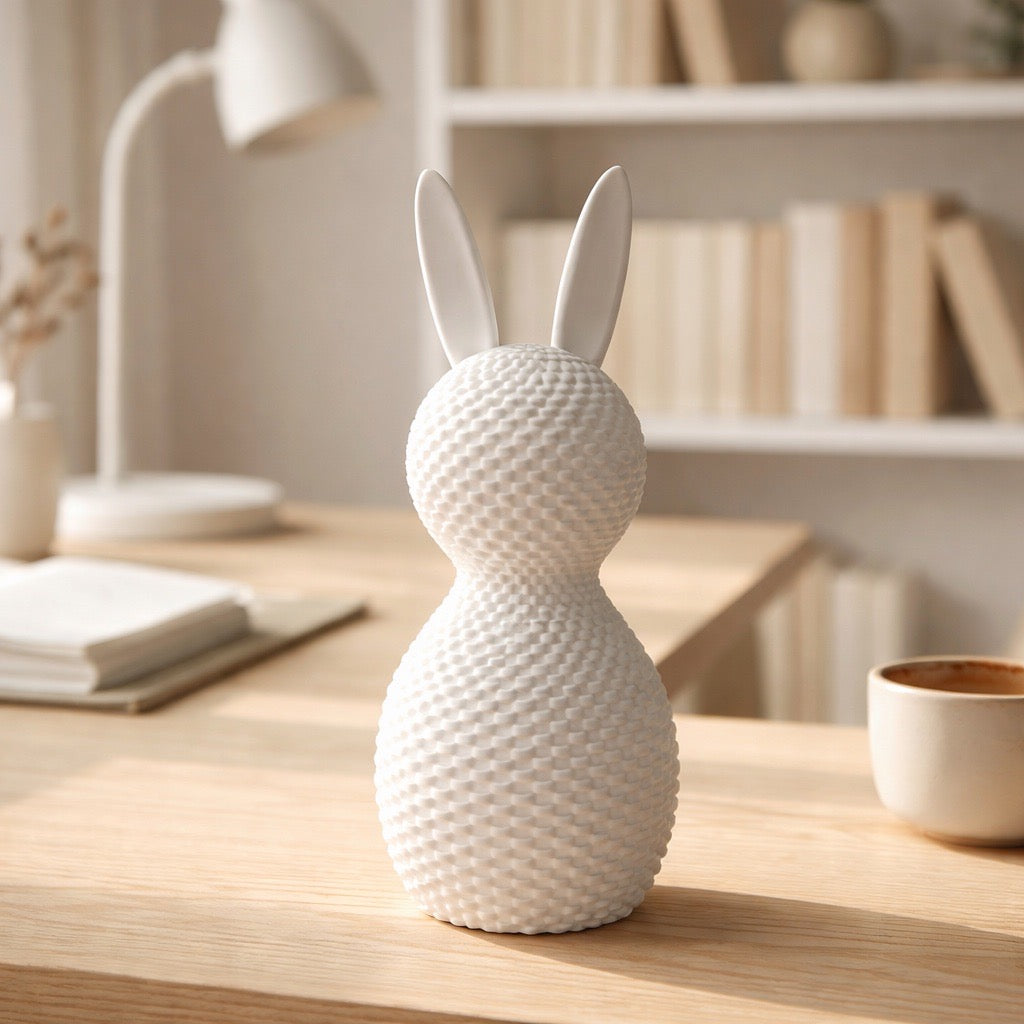 🐰 Organischer LED-Teelicht Osterhase