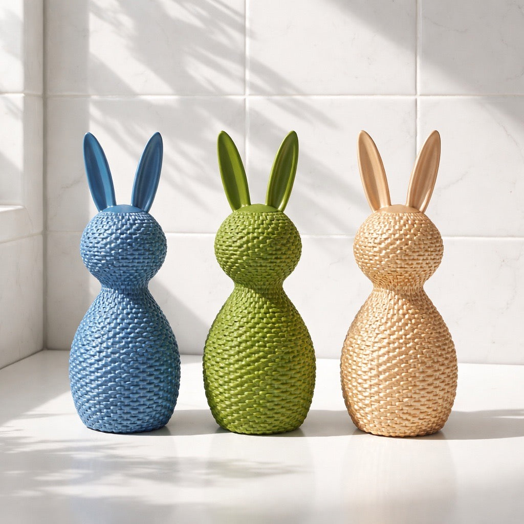 🐰 Organischer LED-Teelicht Osterhase