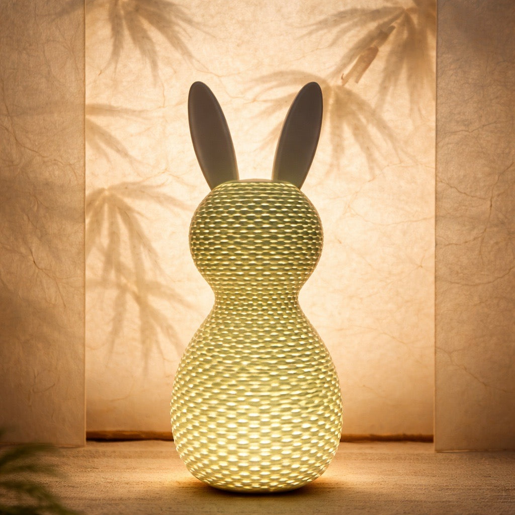 🐰 Organischer LED-Teelicht Osterhase