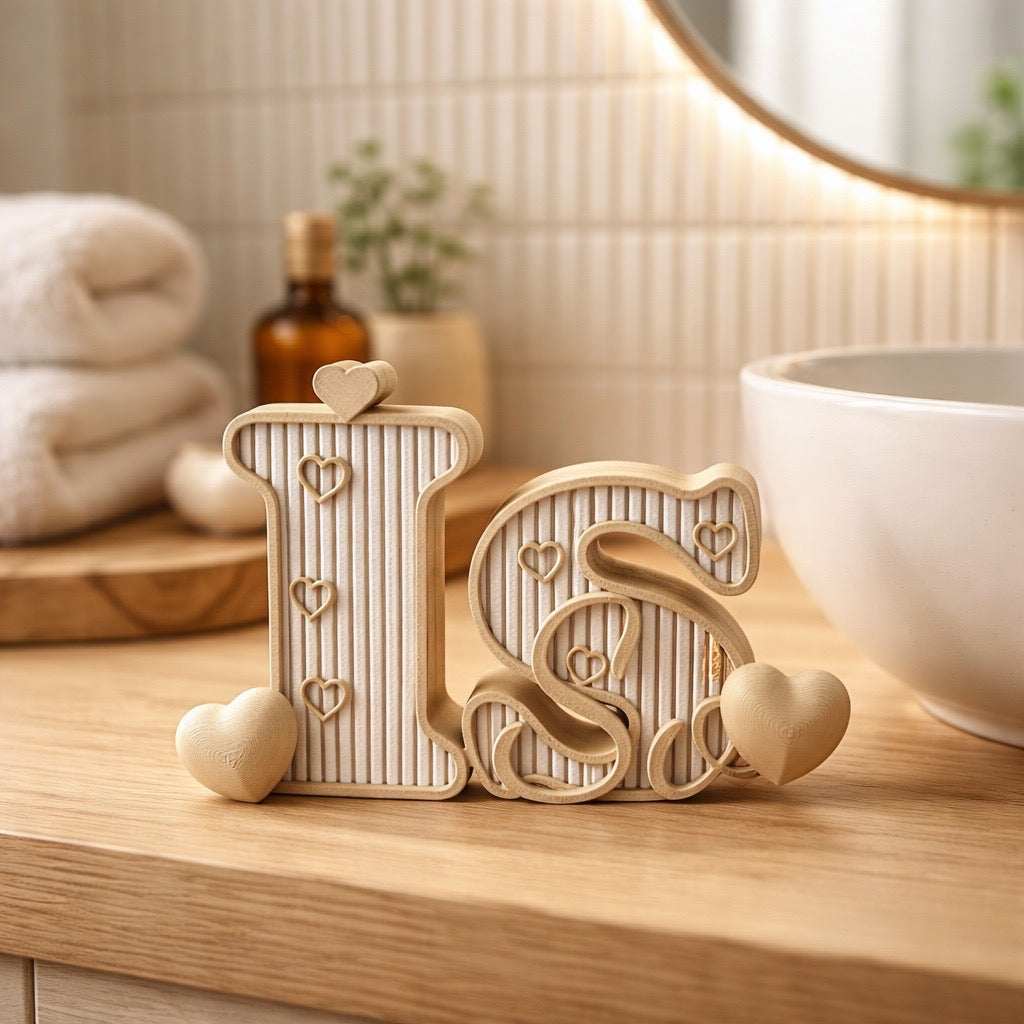 💛 „IS So“ – moderner 3D Schriftzug mit Herz 💛