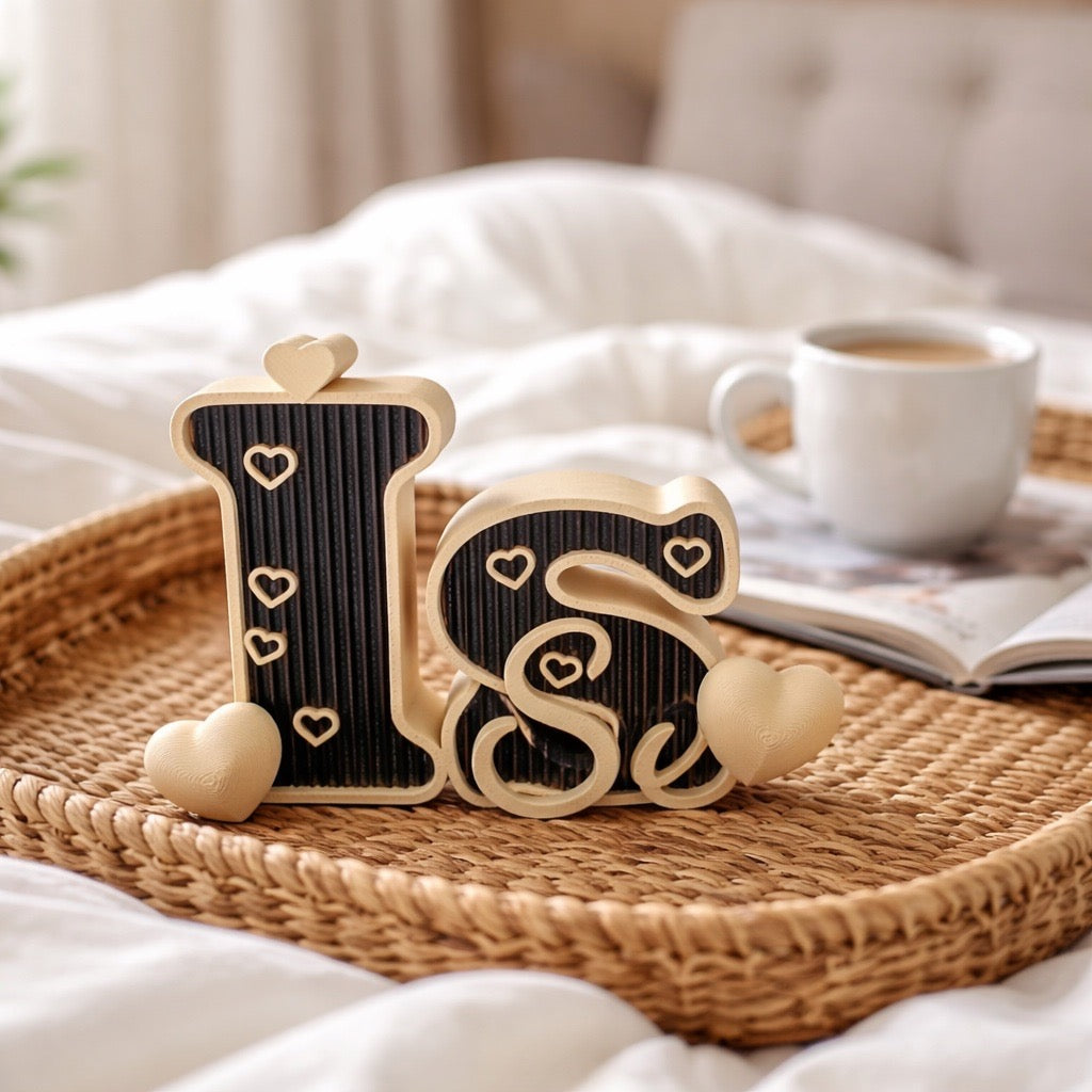 💛 „IS So“ – moderner 3D Schriftzug mit Herz 💛