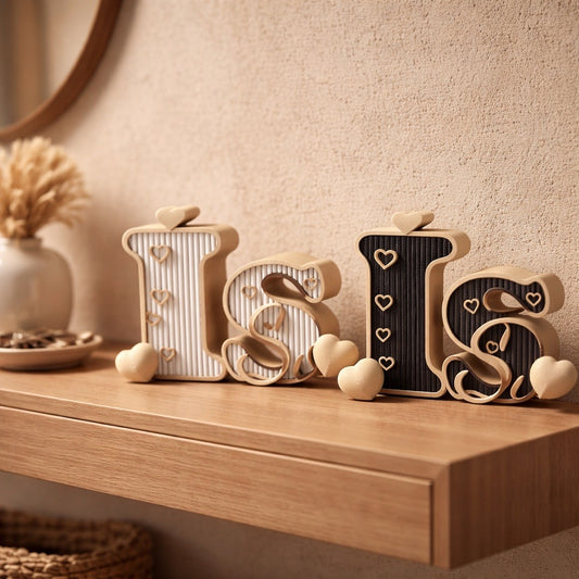 💛 „IS So“ – moderner 3D Schriftzug mit Herz 💛