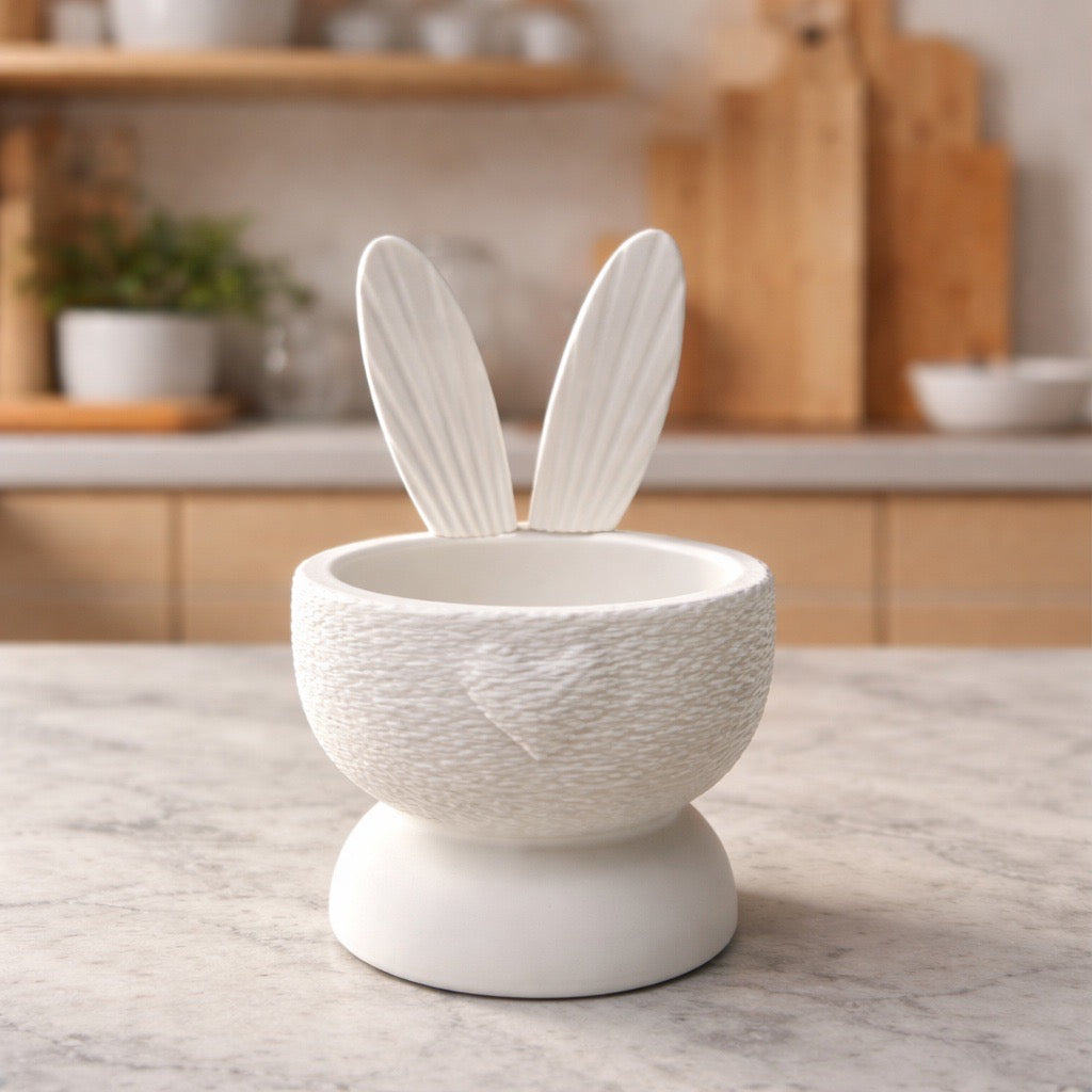 Niedlicher Eierbecher im modernen Osterdesign mit liebevollen Details 🤍
