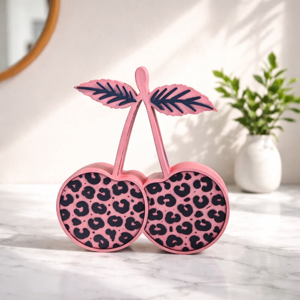 🍒 Leo Dekokirsche 🤍 – Verspielte BOHO Deko mit modernem Leo Design
