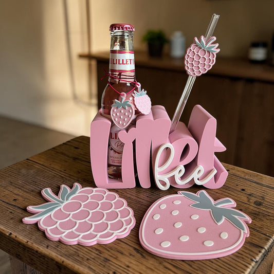🍓Wildberry Flaschenhalter „Lillet-Fee“ – 3D Druck Set mit Zubehör